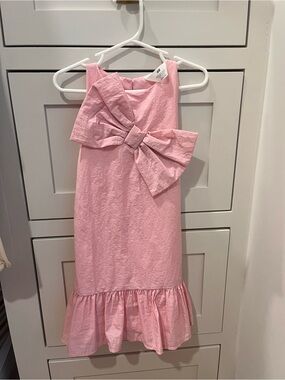 H&M Pink Sleeveless Dress with Large Bow